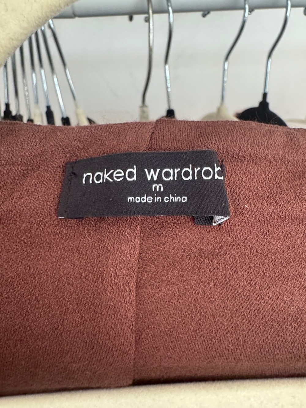 naked wardrobe Brown Wide Leg Jumpsuit- NEW WITHOUT TAGS  (NWOT) - Picture 2 of 6